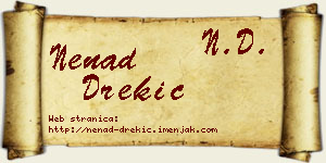 Nenad Drekić vizit kartica